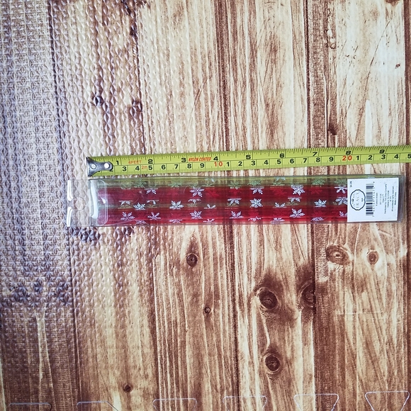 Holiday Snowflake Reusable Straws Red and Green Hard Plastic Set Of 8 Christmas - Picture 6 of 6